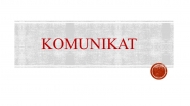 Komunikat