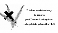 Żegnamy prof. Danutę Szulczyńską