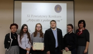 XI Powiatowy Konkurs ”Potyczki z polszczyzną”  - wygrany! 
